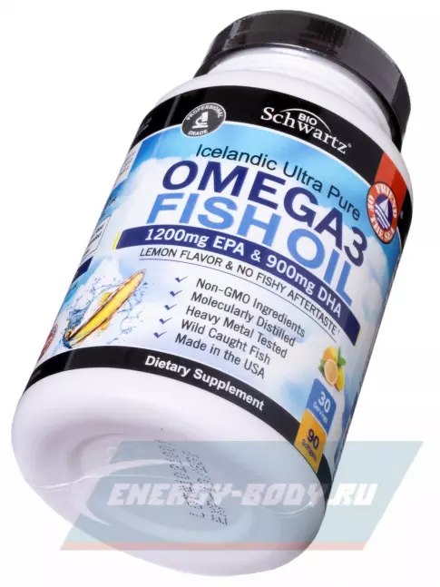 Omega 3 BioSchwartz Omega 3 Fish Oil 1200 90 капсул