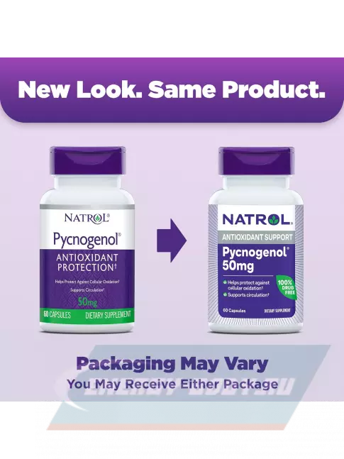  Natrol Pycnogenol 60 капсул