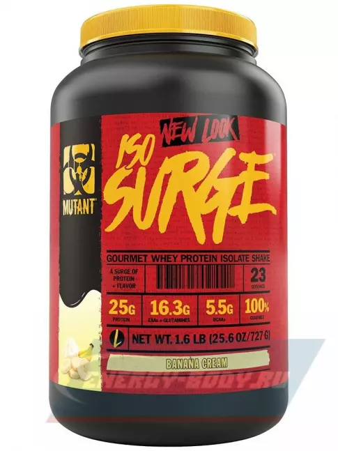 Mutant Iso Surge 727 г, Банановый крем Mutant Iso Surge 727 г, Банановый крем