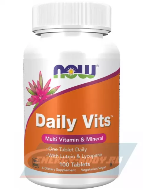  NOW FOODS Daily Vits Multi (tab) 100 таблеток
