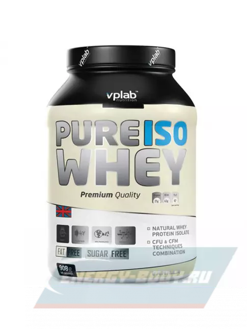  VP Laboratory PURE ISO WHEY 908 гр, Ваниль