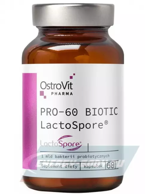  OstroVit PRO-60 BIOTIC LactoSpore 60 капсул