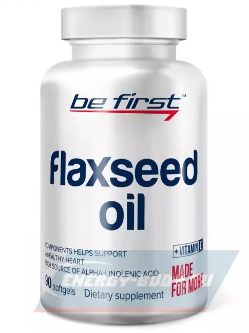 Omega 3 Be First Flaxseed Oil (льняное масло) 90 капсул