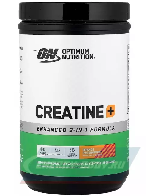  Optimum Nutrition Creatine + 720 г, Апельсин - маракуйя