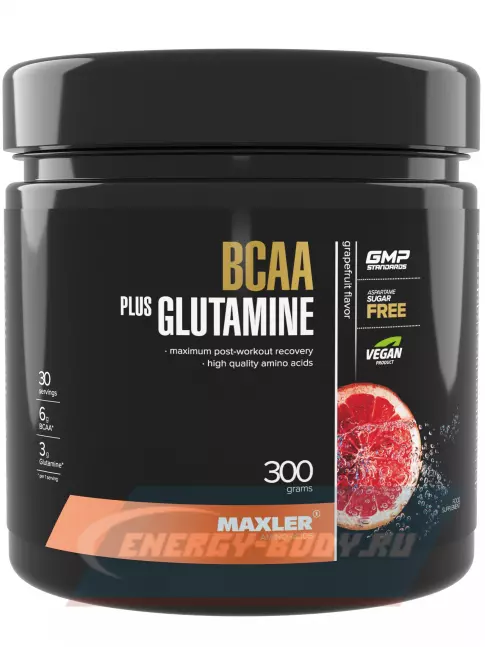 ВСАА MAXLER BCAA + Glutamine 300 г, Грейпфрут