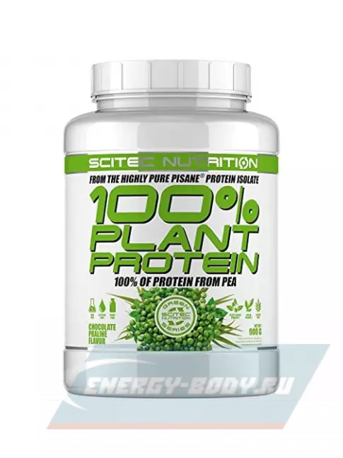  Scitec Nutrition 100% Plant Protein 900 г, Шоколадное пралине