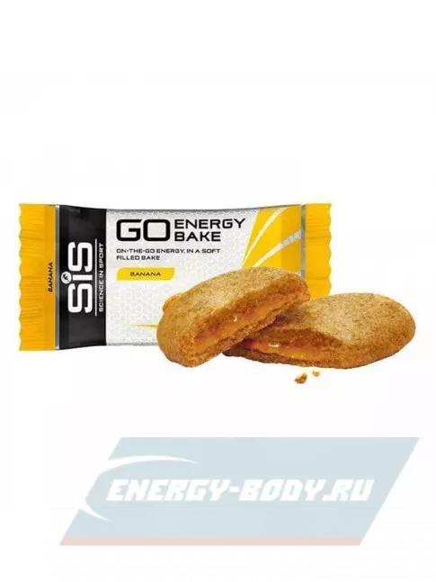 Батончик энергетический SCIENCE IN SPORT (SiS) GO Energy Bake 4 х 50 г, Банан