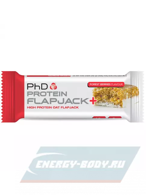 Батончик протеиновый PhD Nutrition Flapjack Bar 75 г, Лесные ягоды