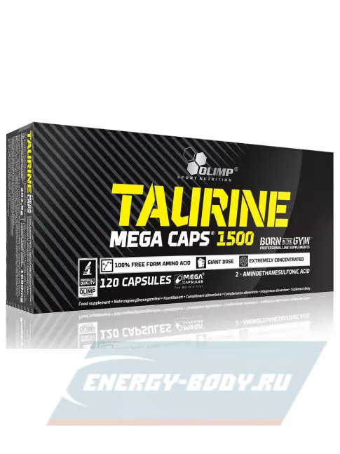 Аминокислотны OLIMP Taurine Mega caps 1500 120 капсул, Нейтральный