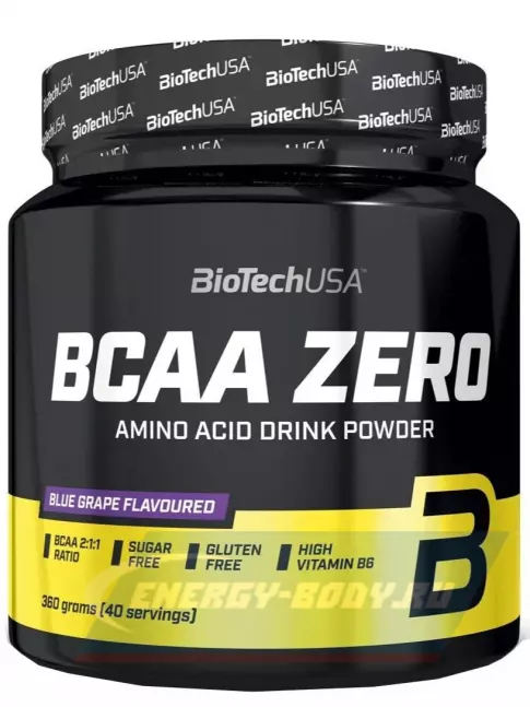 ВСАА BioTechUSA BCAA Zero 2:1:1 360 г, Синий виноград ВСАА BioTechUSA BCAA Zero 2:1:1 360 г, Синий виноград