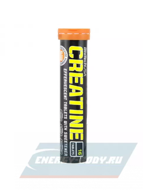 BioTechUSA Creatine Effervescent tablet 16 таблеток, Апельсин BioTechUSA Creatine Effervescent tablet 16 таблеток, Апельсин
