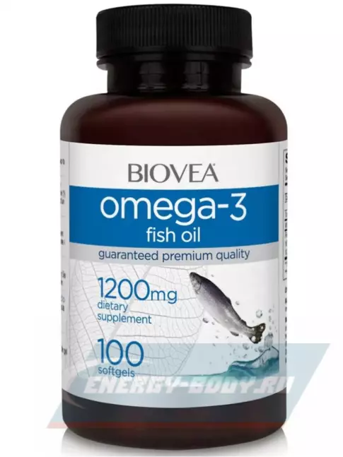 Omega 3 Biovea OMEGA 3 1200MG 100 капсул
