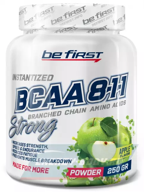 ВСАА Be First BCAA 8:1:1 Instantized powder 250 г, Яблоко