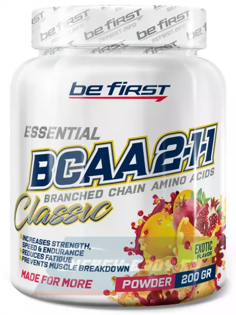 ВСАА Be First BCAA Classic Powder 2:1:1 200 г, Экзотик
