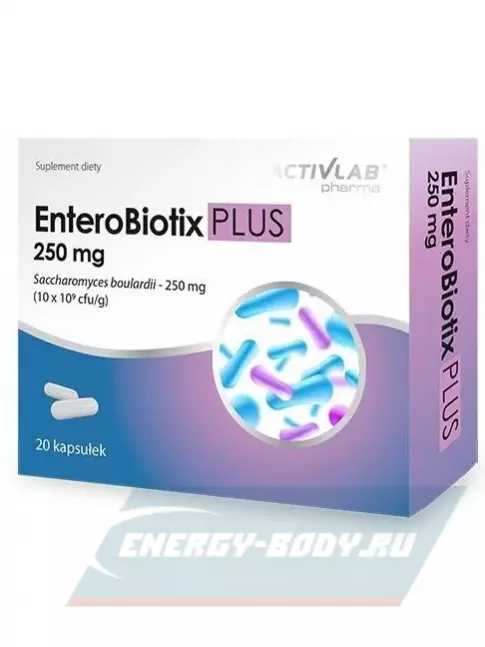  ActivLab EnteroBiotix PLUS 250 20 капсул