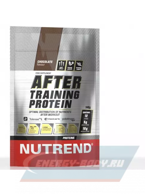 Предтерник NUTREND After Training Protein 540 г, Шоколад
