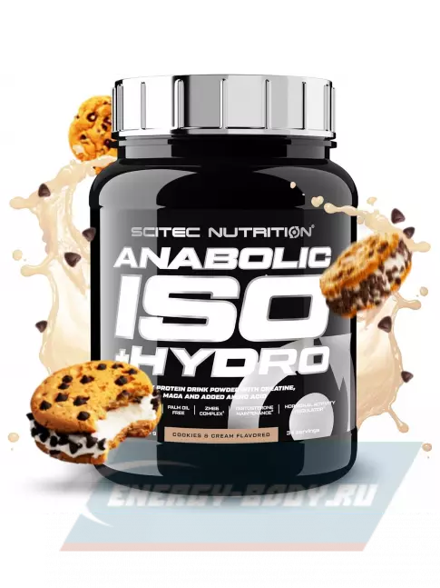  Scitec Nutrition Anabolic Iso + Hydro 920 г, Печенье-крем