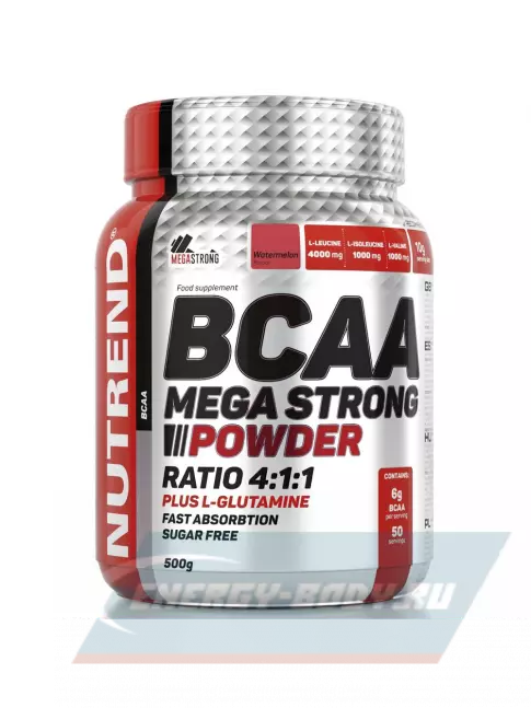 ВСАА NUTREND BCAA MEGA STRONG 4:1:1 500 г, Арбус