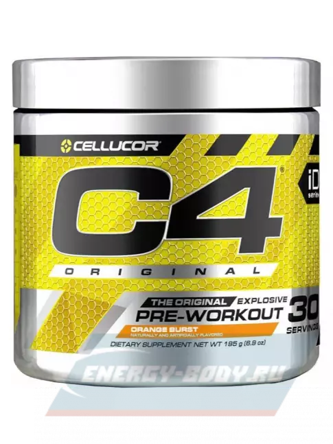 Предтерник Cellucor C4 Pre-Workout 195 г, Апельсин Предтерник Cellucor C4 Pre-Workout 195 г, Апельсин