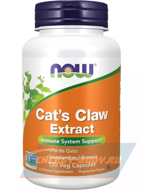  NOW FOODS Cat's Claw Extract 120 веган капсул