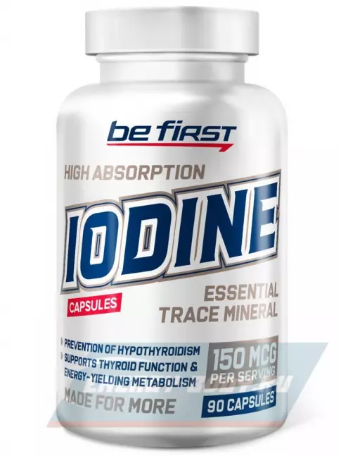 Минералы Be First Iodine 90 капсул