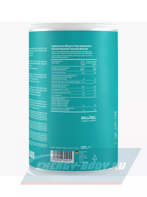 COLLAGEN MAXLER Keto Collagen 320 г, Кокос