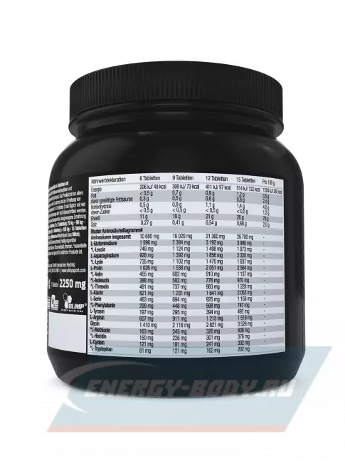 Аминокислотны OLIMP ANABOLIC AMINO 9000 MEGA TABS 300 таблеток, Нейтральный
