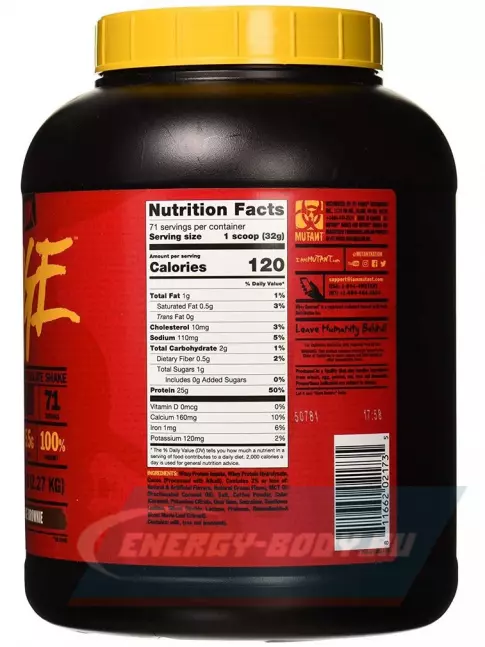 Mutant Iso Surge 2270 г, Шоколадный Брауни Mutant Iso Surge 2270 г, Шоколадный Брауни