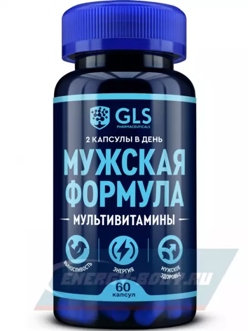  GLS pharmaceuticals Мужская формула - мультивитамины 60 капсул