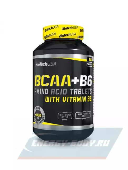 ВСАА BioTechUSA BCAA 2:1:1 + B6 340 таблеток