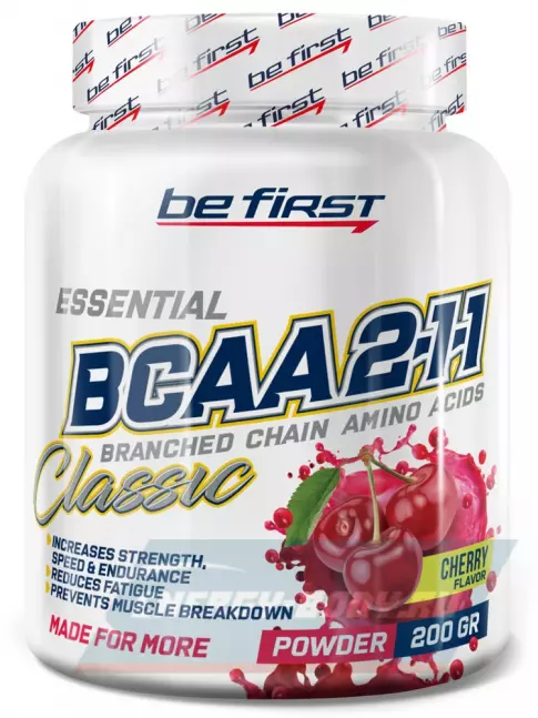 ВСАА Be First BCAA Classic Powder 2:1:1 200 г, Вишня