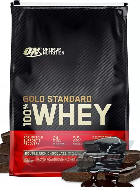  Optimum Nutrition 100% Whey Gold Standard 4545 г, Двойной шоколад