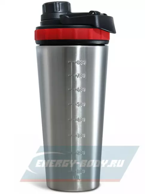  Be First Металлический шейкер 800 мл с одинарной стенкой и с сеткой (TS 11106-steel) 800 мл, Серебристый