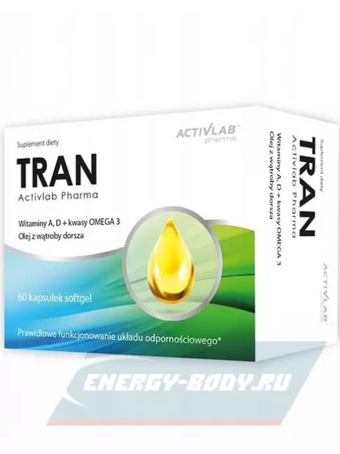 Omega 3 ActivLab Tran 500 mg 60 капсул