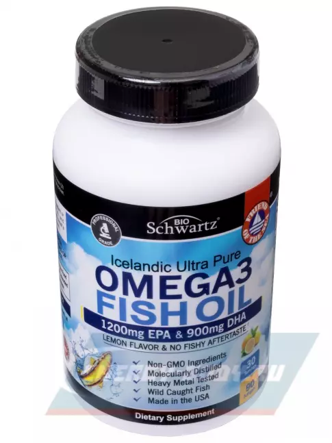 Omega 3 BioSchwartz Omega 3 Fish Oil 1200 90 капсул