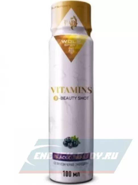  WolfSport Vitamins 12х100 мл, Черная смородина