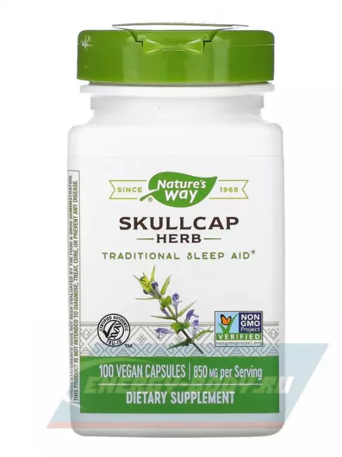  Nature's Way Skullcap Herb 100 веганских капсул