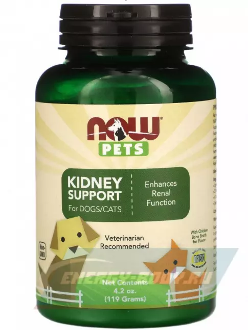  NOW FOODS Pets Kidney Support for Dogs/Cats 119 грамм