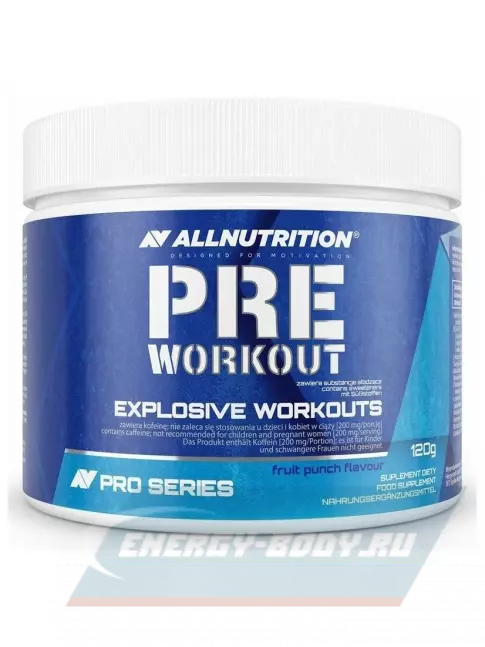  All Nutrition PRE WORKOUT 120 г, Фруктовый пунш