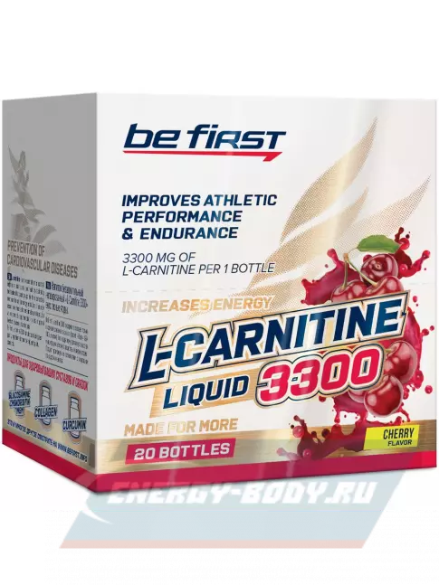 L-Карнитин Be First L-Carnitine Liquid 3300 mg 20 х 25 мл, Вишня