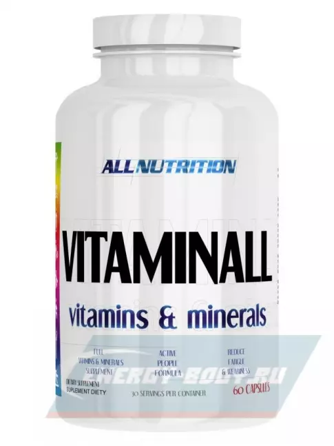  All Nutrition VITAMINALL Vitamins & Minerals 60 капсул