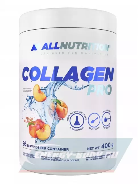 COLLAGEN All Nutrition Collagen Pro 400 г, Персик