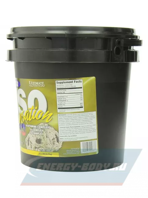  Ultimate Nutrition ISO Sensation 93 2270 г, Печенье с кремом