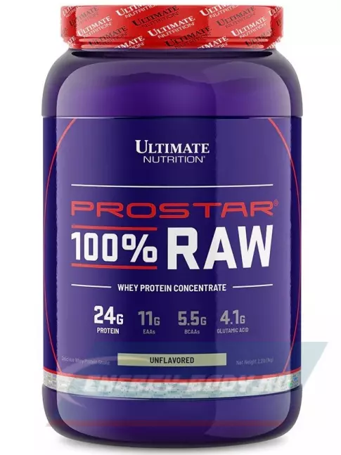  Ultimate Nutrition PROSTAR 100% RAW 1000 г, Натуральный