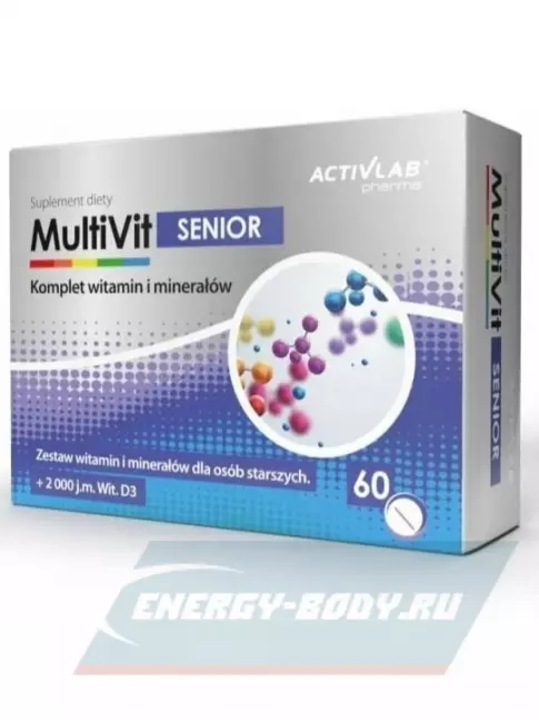  ActivLab MultiVit Senior 60 таблеток