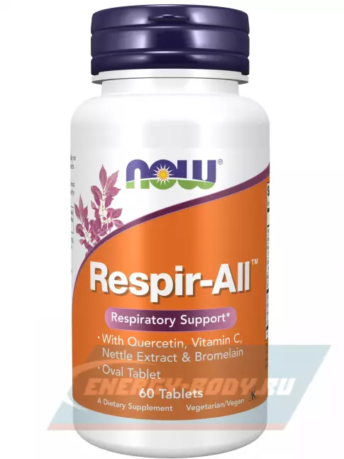  NOW FOODS Respir-All Allergy 60 таблеток