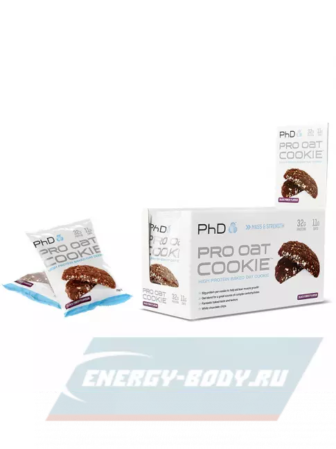 Батончик протеиновый PhD Nutrition Pro Oat Cookie 75 гр, Черный лес