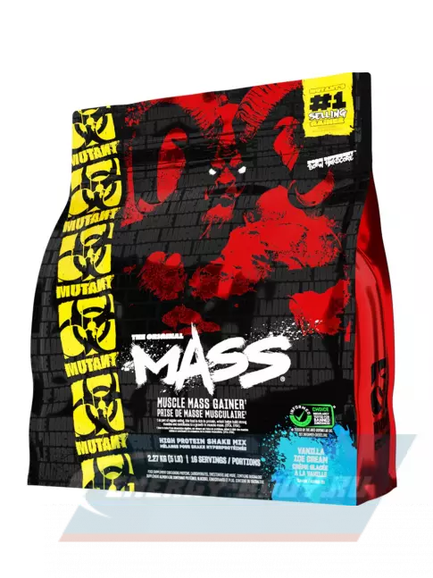 Гейнер Mutant Mass 2270 г, Ванильное мороженное