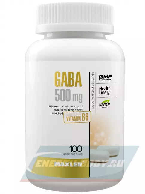  MAXLER GABA 500 mg 100 веган капсул