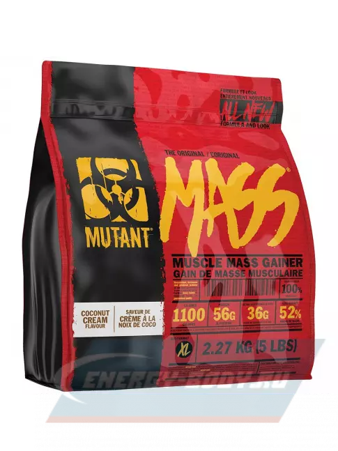 Гейнер Mutant Mass 2270 г, Кокосовый крем